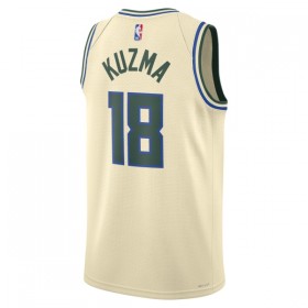 NBA Milwaukee Bucks Trikot Kyle Kuzma Nike 2025-26 City Edition Weiß Swingman - Herren